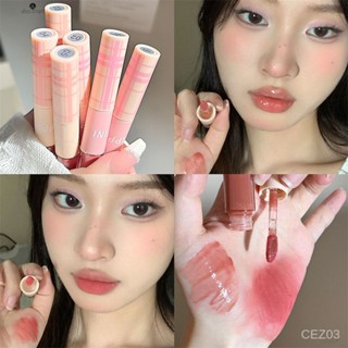 Cappuvini Matte Lip Clay Moisturizing Lip Gloss แต่งหน้าในประเทศนักเรียนราคาถูกลิปสติก Romantic Double-headed Lip Glaz TECH3