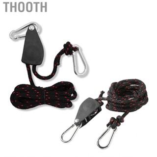 Thooth Pulley Roller  Toggle Design Portable Fixed Firmly Stainless Steel Durable with 2 Strong Buckles for Lamp Lifting