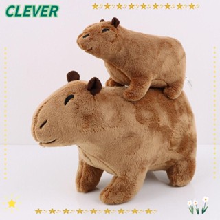 Clever ตุ๊กตาการ์ตูนอนิเมะ Capibara Capybara 18 ซม. 30 ซม. สีน้ําตาล สําหรับเด็ก