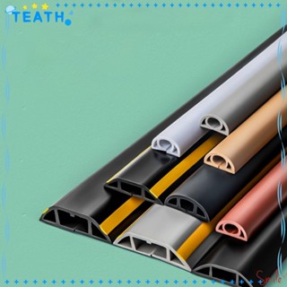 Teath ฝาครอบสายไฟ PVC มีกาวในตัว สําหรับสายไฟ