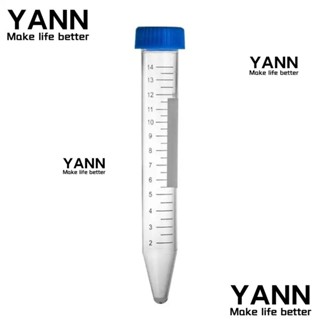 Yann1 หลอดทดลอง พลาสติก โพลีโพรพีลีน ทรงกรวย 15 มล. 100 ชิ้น