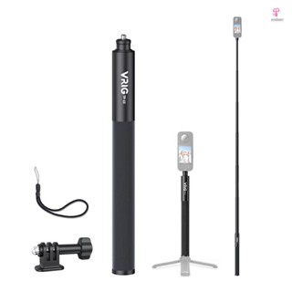 VRIG TP-13 53.5-Inch Selfie Stick: Aluminum Alloy, Compatible with INSTA360 X2/X3 and  11/10/9