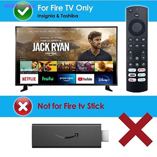 รีโมตคอนโทรล VHDD แบบเปลี่ยน สําหรับ Toshiba Fire TV Insignia Fire TV IR พร้อม Prime Video Netflix HBO Vue ImdbTV Hulu NO VOICE TH