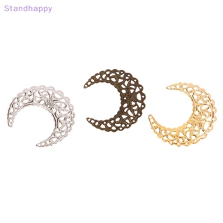 Standhappy ฐานโลหะ สีบรอนซ์ สีทอง สีเงิน 38x42 มม. สําหรับทําเครื่องประดับ DIY 50 ชิ้น ต่อล็อต