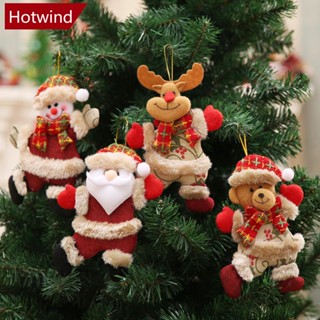 Hotwind จี้ตุ๊กตาซานตาคลอส สโนว์แมน คริสต์มาส 20 แบบ สําหรับแขวนตกแต่งบ้าน J5U6