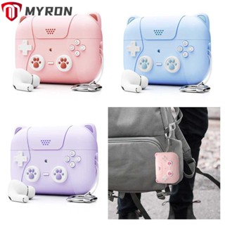 Myron เคสหูฟังบลูทูธ ซิลิโคน ลายการ์ตูน อุปกรณ์เสริม สําหรับหูฟังบลูทูธ