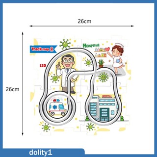 [Dolity1] ของเล่นตัวต่อรถไฟ สําหรับเด็กก่อนวัยเรียน อายุ 3 ปีขึ้นไป