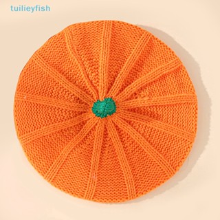 【tuilieyfish】หมวกเบเร่ต์ ผ้าถัก ลายฟักทอง แฟชั่นฤดูใบไม้ร่วง และฤดูหนาว สําหรับแม่ และลูก 2023【IH】