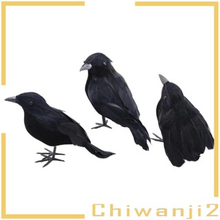 [Chiwanji2] ธีมฮาโลวีน รูปนก แฮนด์เมด สําหรับตกแต่งปาร์ตี้ฮาโลวีน