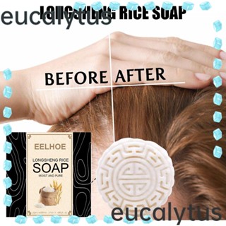 Eucalytus1 สบู่แชมพู ผมร่วง ข้าวธรรมชาติ แชมพูบาร์ ผลิตภัณฑ์อาบน้ํา สบู่ข้าว ผู้ชาย