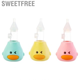 Sweetfree Nose Snot Suction  One Way Exhaust Baby Manual Nasal Aspirator Cartoon Soft Tip Silicone PP Safe with Storage Cas for Travel