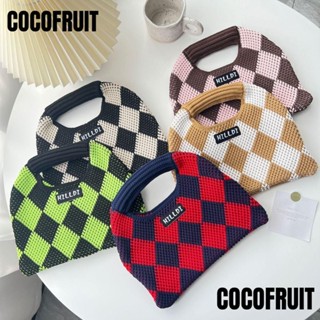 Cocofruit กระเป๋าใส่โทรศัพท์มือถือ ผ้าถัก สีแคนดี้ สําหรับเด็กผู้หญิง