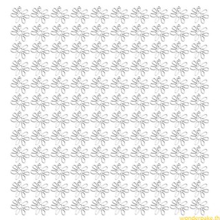 Wonder ลูกปัดโลหะ ลายดอกไม้ หรูหรา สําหรับทําเครื่องประดับ 120 ชิ้น