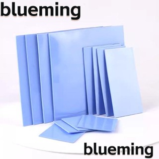 Blueming2 แผ่นซิลิโคนฮีทซิงค์นําความร้อน 4 แบบ คุณภาพสูง สีฟ้า 5 ชิ้น