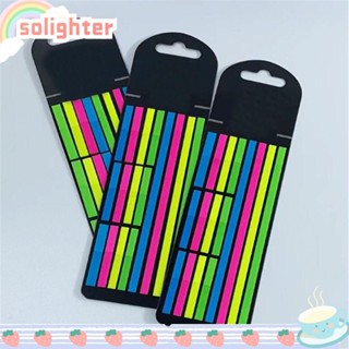 Solighter สติกเกอร์ สีพื้น สําหรับติดตกแต่งเครื่องเขียน