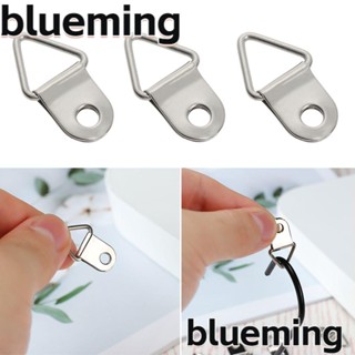 Blueming2 แหวนโลหะ รูปตัว D ทรงสามเหลี่ยม พร้อมสกรูติดผนัง 50 ชิ้น