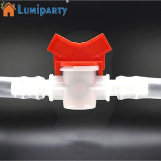 Lumiparty วาล์วควบคุมการไหลของวาล์วท่อตู้ปลา เชื่อมต่อตรง เชื่อมต่อเร็ว