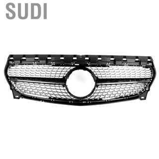 Sudi Bumper Grille  Easy To Install Front Glossy Environmental Friendly Protects the Engine for Mercedes-Benz W117 16-18 Accessory