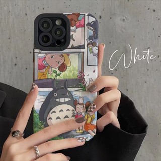 เคสโทรศัพท์มือถือนิ่ม กันตก ลายการ์ตูน Riman Totoro สําหรับ Iphone 14 13Promax Apple 11 XR Xsmax 8P 12Pro