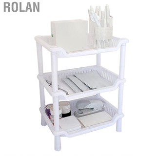 Rolan 3 Tier Bathroom Countertop Organizer Detachable Multifunctional Makeup Storage Shelf Rack for Kitchen Bedroom