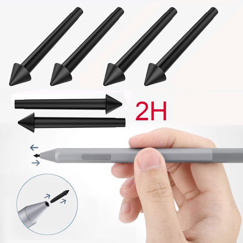 2H ปากกา เคล็ด ลับ หัวปากกา Stylus Tips 4096  Microsoft Surface Pro 12 4 5 6 7 8 9 10 11 Go 1 2 3 4 Book Laptop Pen NIbs - รูปที่ 3