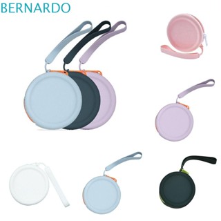 Bernardo กระเป๋าใส่เหรียญ ซิลิโคน ทรงกลม ขนาดเล็ก ป้องกันน้ํา สีพื้น สําหรับผู้หญิง