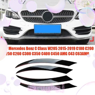 อะไหล่แถบไฟตัดหมอก ติดกันชนหน้า แบบเปลี่ยน สําหรับ Mercedes Benz C Class W205 2015-2019 C180 C200 4 ชิ้น