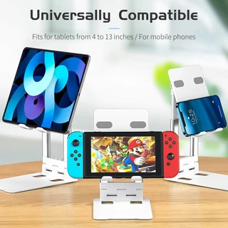 ขาตั้งไอแพด วงเล็บแท็บเล็ตพับเดสก์ท็อป Tablet Stand Telescopic โทรศัพท์มือถือวงเล็บโลหะปรับมุ ที่วางแท็บเล็ต