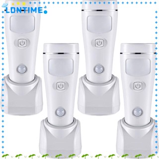 Lontime ไฟฉายฉุกเฉิน LED ปลั๊กเสียบ สีขาว ตรวจจับการเคลื่อนไหว ชาร์จไฟได้