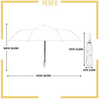 [Perfk] ร่มกันแดด กันลม จับง่าย กันน้ํา 8 ซี่ สําหรับเดิน แบกเป้ ลาน กลางแจ้ง