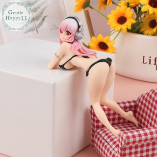 Gentlehappy โมเดลฟิกเกอร์ PVC Super Sonico ขนาด 12 ซม. สไตล์ญี่ปุ่น