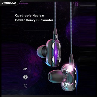 Jl- หูฟังอินเอียร์ แบบมีสาย HiFi Super Bass 3.5 มม. ตามหลักสรีรศาสตร์ สําหรับเล่นกีฬา ของขวัญวันเกิด