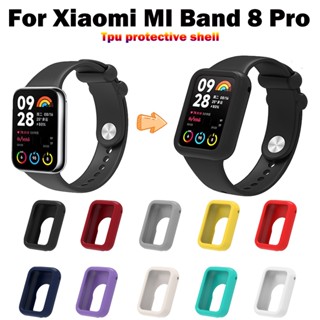 สําหรับ Xiaomi MI Band 8 Pro เคสซิลิโคน ที่มีสีสัน ฝาครอบป้องกัน กรอบกันชน ป้องกัน อุปกรณ์เสริมสมาร์ทวอทช์