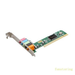 Fun ชิปการ์ดเสียงสเตอริโอ 4 ช่อง PCI 5 1 CMI8738