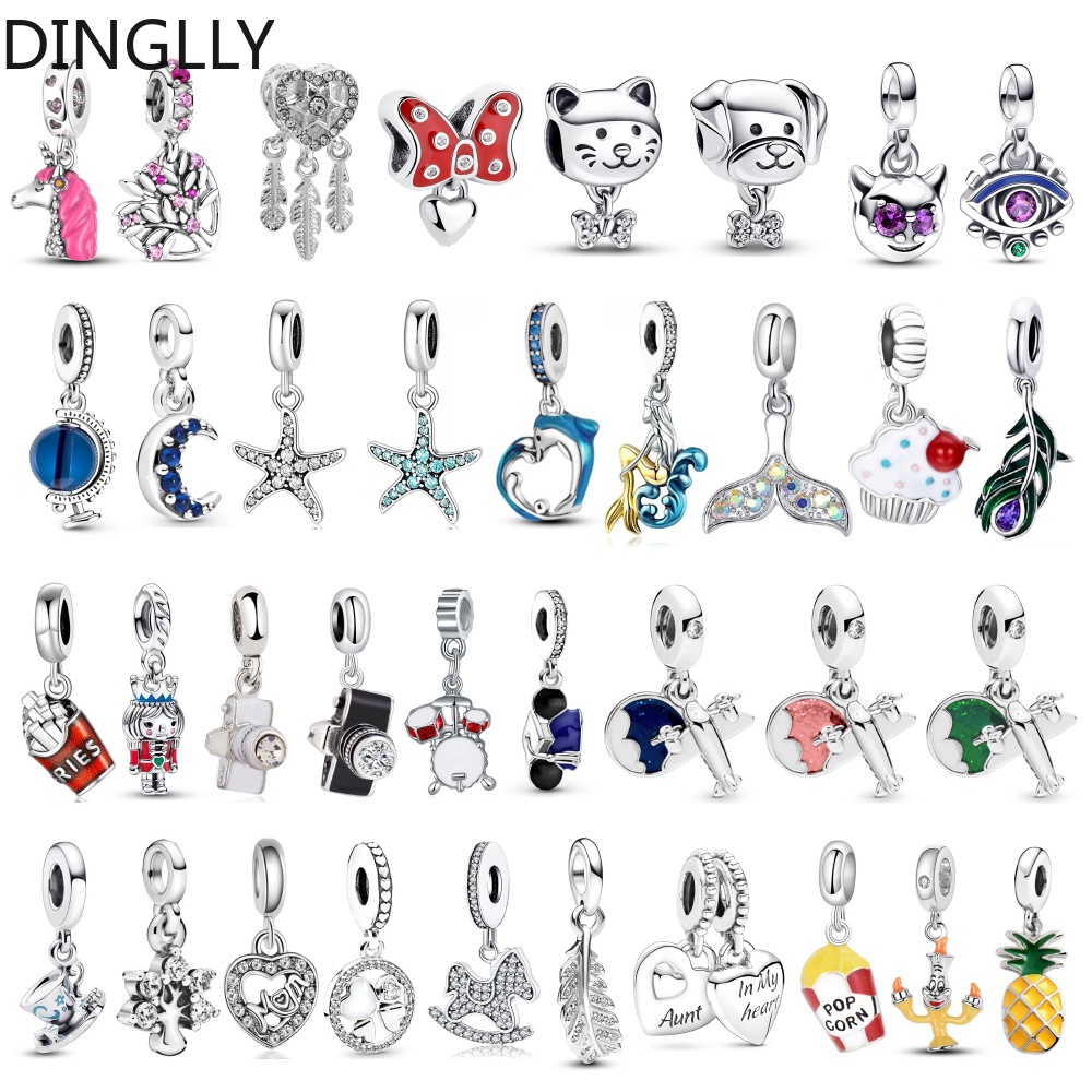 Dinglly จี้ตาข่ายดักฝัน และต้นไม้ สีเงิน สําหรับทําเครื่องประดับ Diy