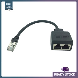 Rga Rj45 อะแดปเตอร์แยกสายเคเบิลเครือข่ายอีเธอร์เน็ต Rj45 ความเร็วสูง Rj45 ติดตั้งง่าย สําหรับพอร์ตอินเตอร์เน็ต