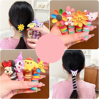SANRIO ใหม่ ที่คาดผม ลายการ์ตูนดอกทานตะวัน ซานริโอ้ สีรุ้ง สําหรับเด็กผู้หญิง