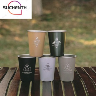 Suchenth แก้วกาแฟ แบบพกพา สําหรับตั้งแคมป์กลางแจ้ง