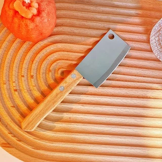 มีดอีโต้จิ๋ว mini ด้ามไม้ Mini Kitchen Knife #B-0024