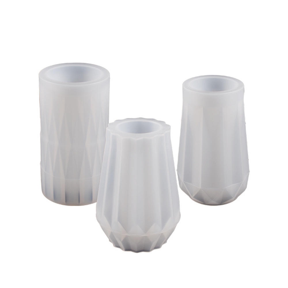 แม่พิมพ์ซิลิโคน อีพ็อกซี่เรซิ่น รูปแจกันดอกไม้ 3D สําหรับตกแต่งบ้าน สวน DIY - รูปที่ 3