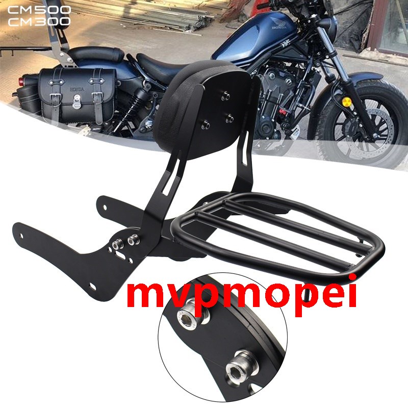พร้อมส่ง!ที่เท้าแขนด้านหลัง ดัดแปลง อุปกรณ์เสริม สําหรับรถจักรยานยนต์ Honda CM300 Rebel Rebel CM500