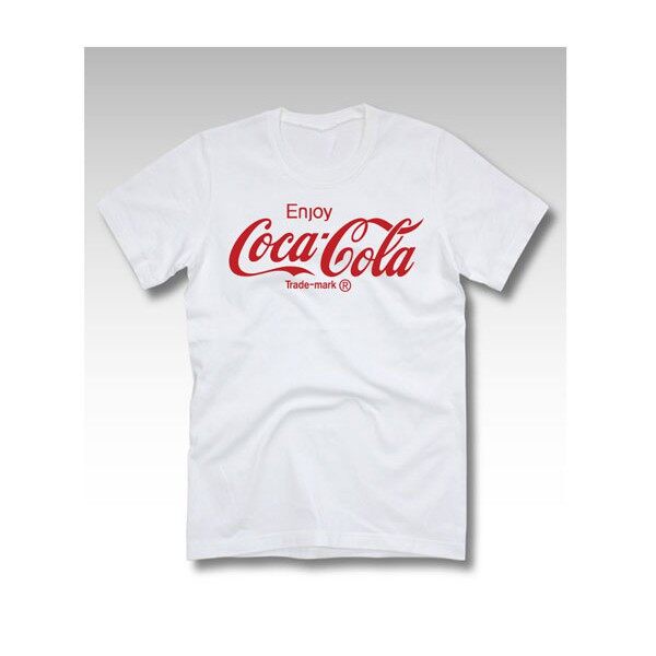 เสื้อยืด คุณภาพพรีเมียม แฟชั่น สตรีท น้ำอัดลม วินเทจ COKE COCA COLA COKE001S-5XL