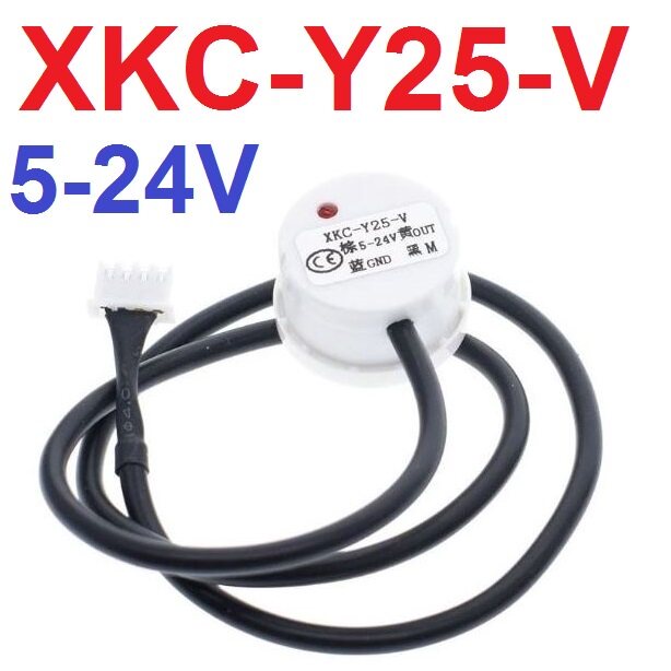 XKC-Y25-V 5-24V สัญญาณออกเป็นแรงดัน Intelligent Non-Contact Liquid Level Sensor Water Detection Tool วัดระดับน้ำ