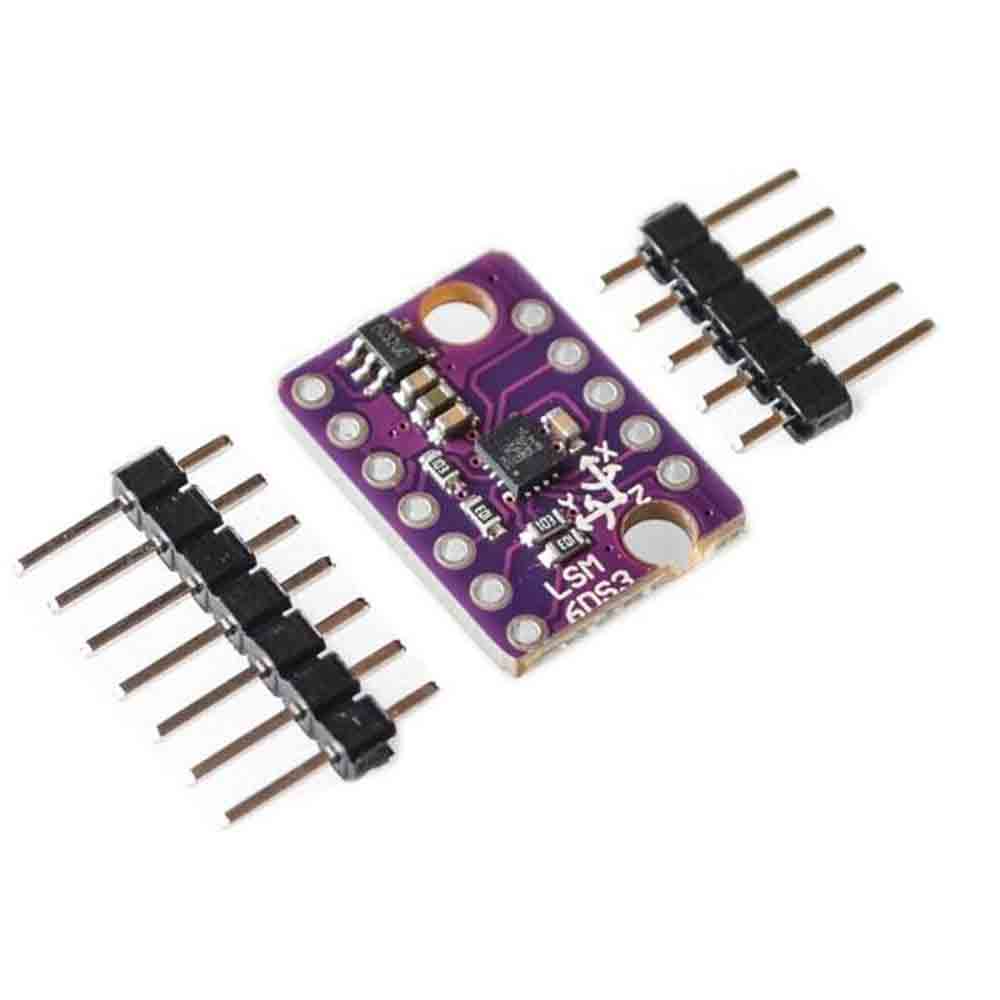 Gy-lsm6ds3 Accelerometer Gyro ฝังดิจิตอลอุณหภูมิ Sensor Board SPI IIC I2C อินเทอร ์ เฟซ Breakout โมด