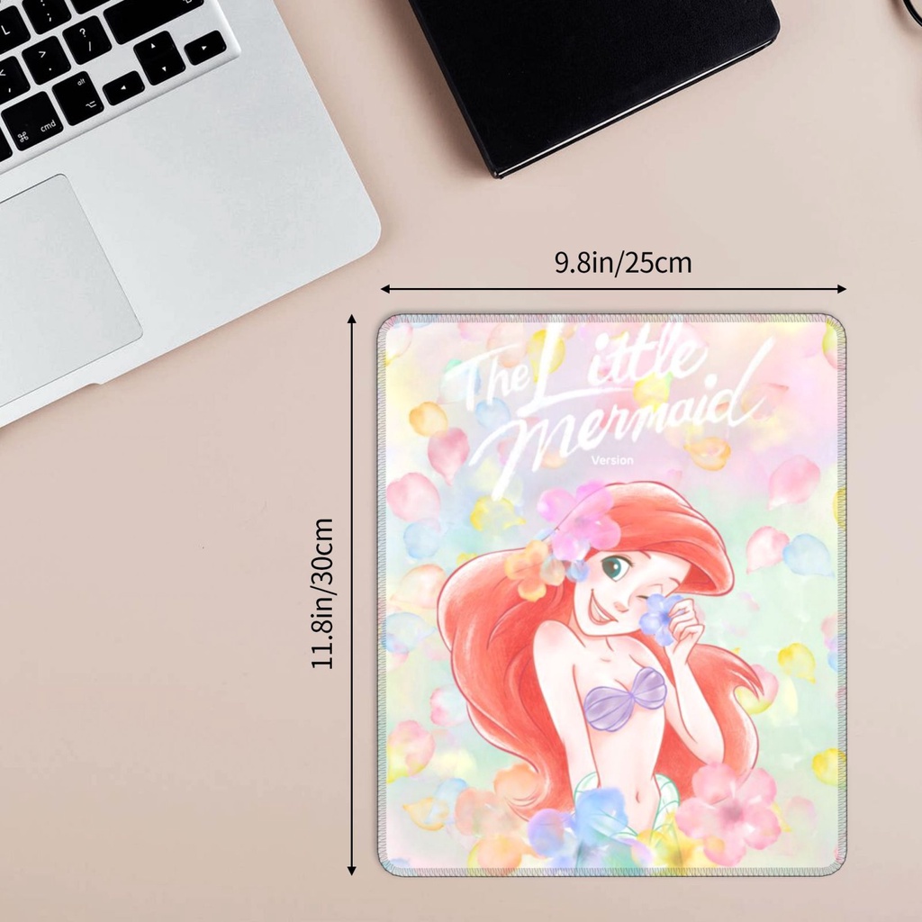 Ariel แผ่นรองเมาส์ ยางกันลื่น กันน้ํา ทรงสี่เหลี่ยม ขนาด 10x12 นิ้ว (25X30 ซม.) สําหรับแล็ปท็อป คอมพิวเตอร์ สํานักงาน