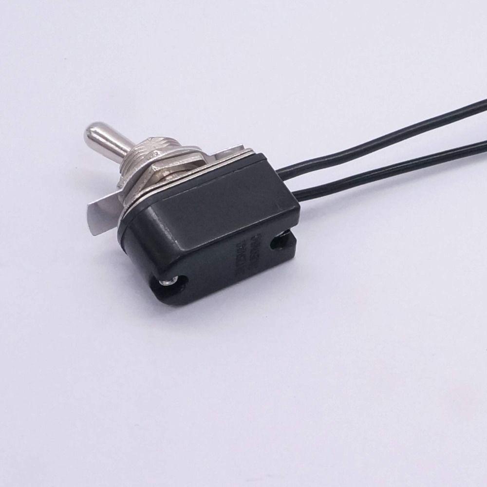 BAIHE Toggle Switch, 2 Pin Mini Toggle Rocker Switch, ติดตั้งง่าย Heavy Duty พร้อม 5 ตะกั่ว AC 6A/125V 3A/250V รถ ราคา ถูกที่สุด ดีลบีเคเค แกลเลอรีภาพที่ 5
