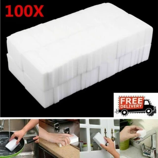 ขายส่ง แผ่นโฟมฟองน้ําเมลามีน หนา 3/4 นิ้ว สําหรับทําความสะอาด 100 ชิ้น
