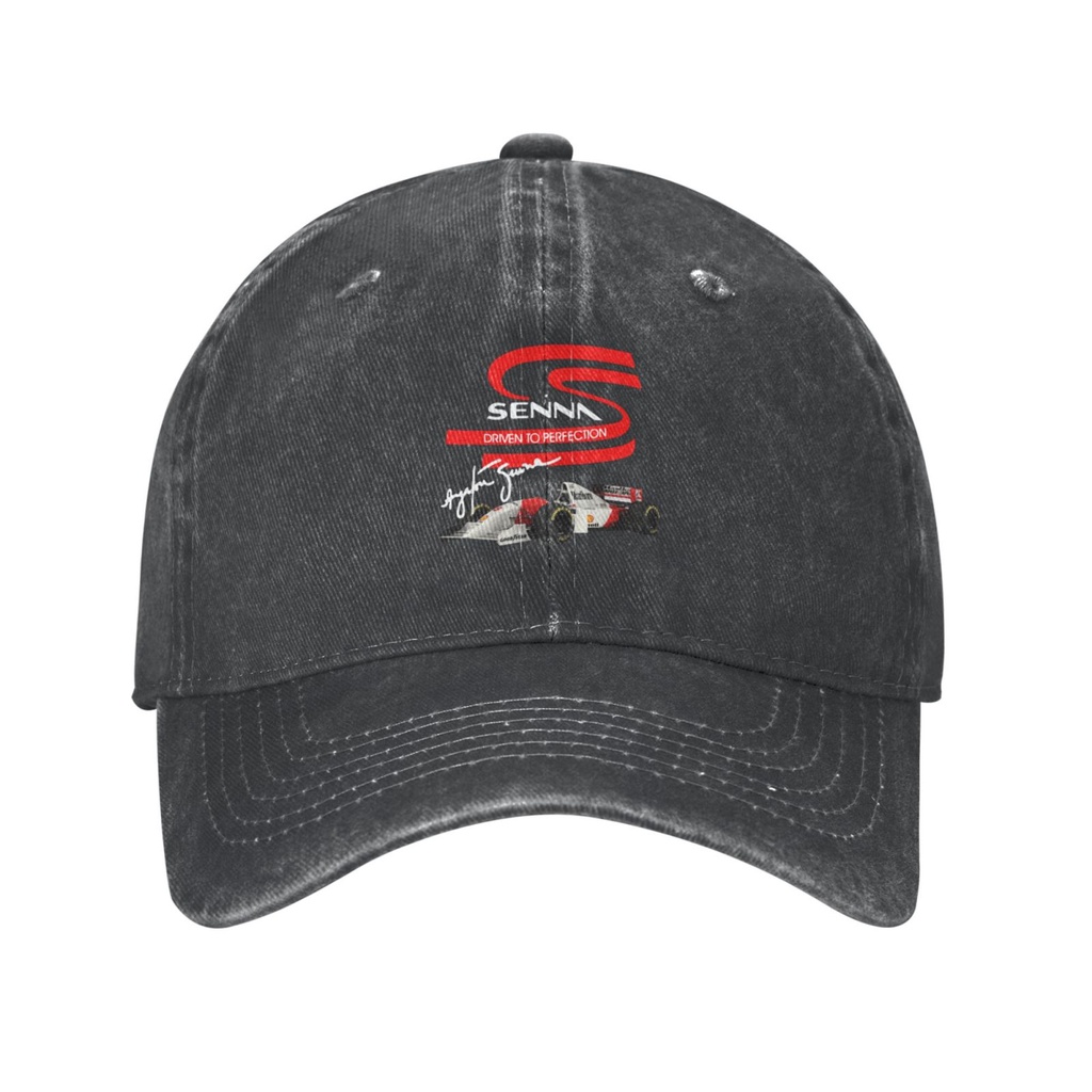 Wild Accessories Ayrton Senna Formula F1 World Logo Cowboy Cap