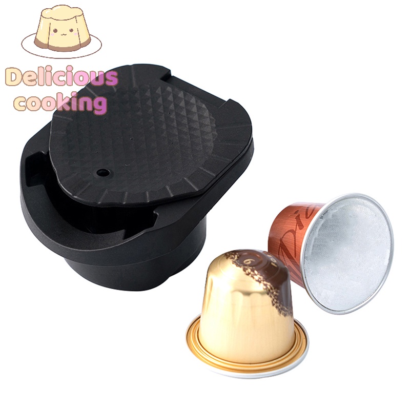 [Delicious Cooking] อะแดปเตอร์แคปซูลกาแฟ ใช้ซ้ําได้ สําหรับ Dolce Gusto Genio S Crema Pod