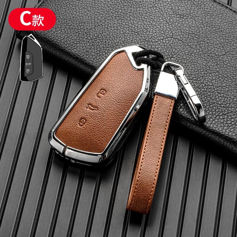 Car Key Cover for VW Golf 8 Mk8 2020 for Skoda Octavia 4 8 A8 MK4 VAG Group 2021 Seat Leon Remote Co